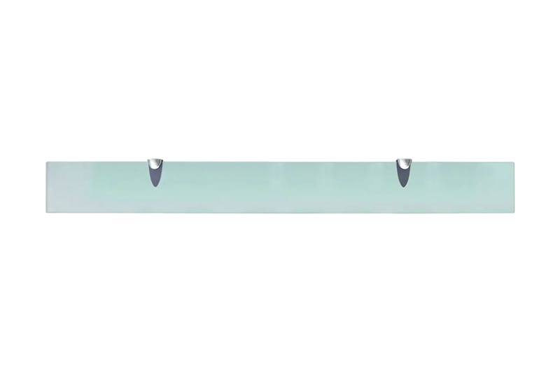 Flytende hylle glass 90x10 cm 8 mm - Transparent - Oppbevaring - Hyller - Vegghylle