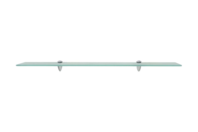 Flytende hylle glass 90x10 cm 8 mm - Transparent - Oppbevaring - Hyller - Vegghylle