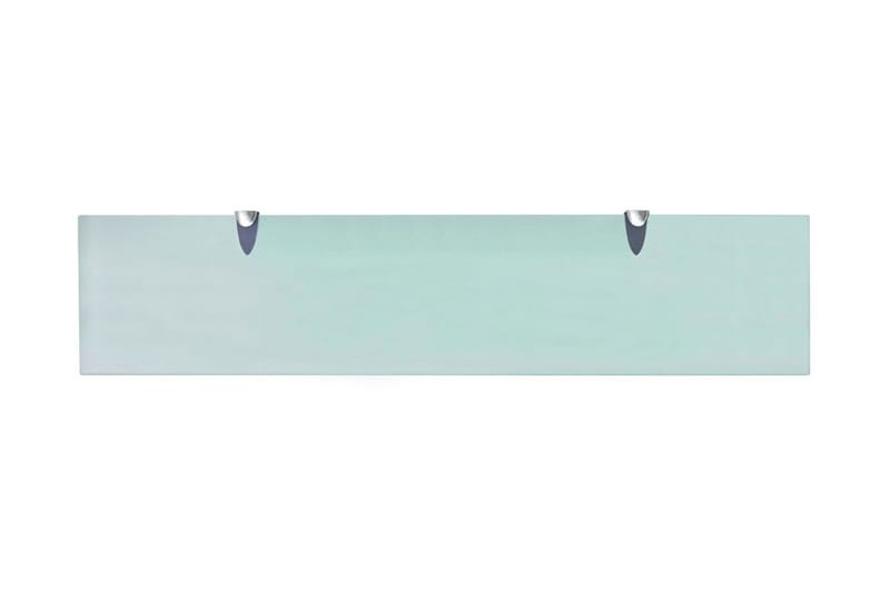 Flytende hylle glass 90x20 cm 8 mm - Transparent - Oppbevaring - Hyller - Vegghylle