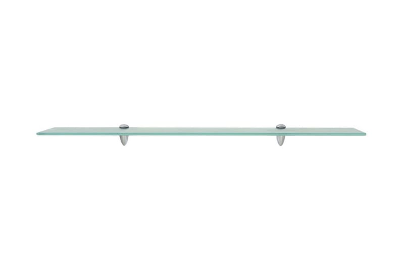 Flytende hylle glass 90x20 cm 8 mm - Transparent - Oppbevaring - Hyller - Vegghylle