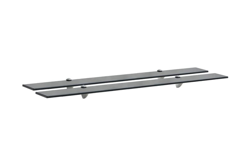 Flytende hyller 2 stk glass 100x10 cm 8 mm - Oppbevaring - Hyller - Vegghylle
