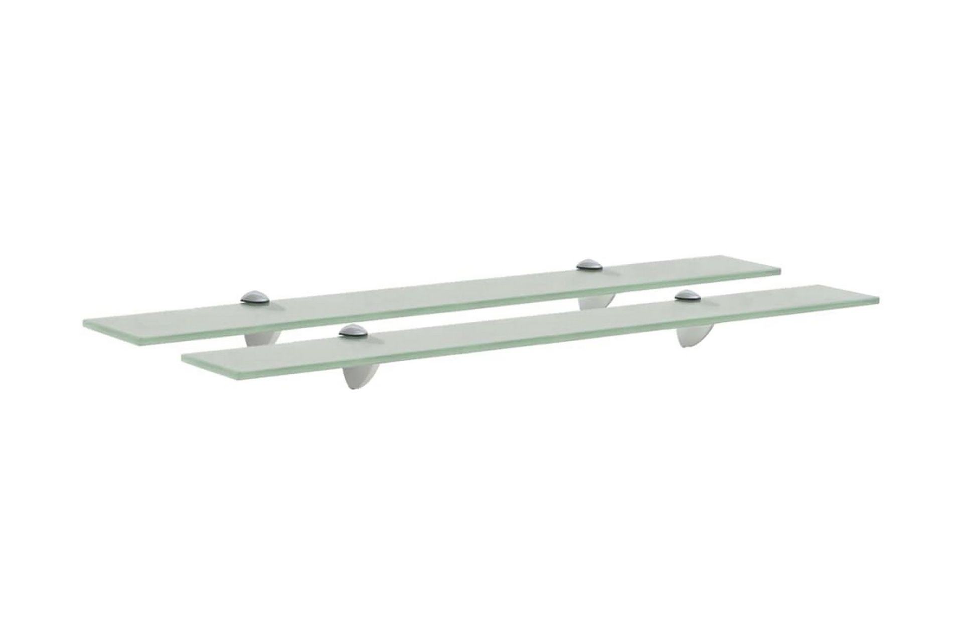 Flytende hyller 2 stk glass 70x20 cm 8 mm - Oppbevaring - Hyller - Vegghylle