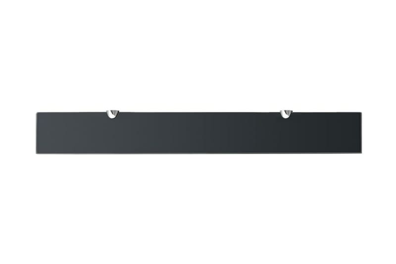 Flytende hyller 2 stk glass 80x10 cm 8 mm - Oppbevaring - Hyller - Vegghylle