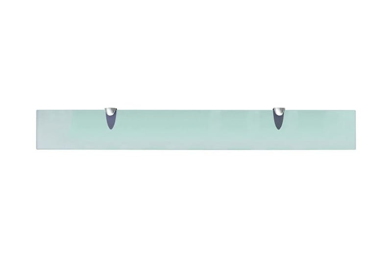 Flytende hyller 2 stk glass 80x10 cm 8 mm - Oppbevaring - Hyller - Vegghylle