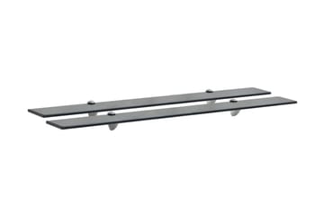 Flytende hyller 2 stk glass 90x10 cm 8 mm - Oppbevaring - Hyller - Vegghylle