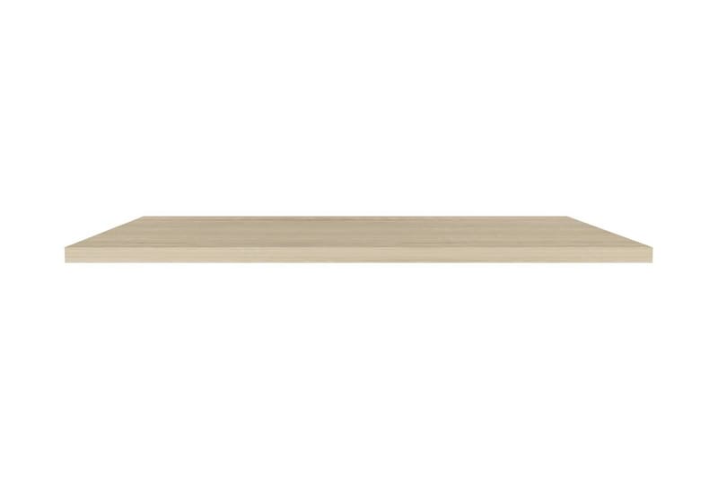 Flytende vegghylle eik 120x23,5x3,8 cm MDF - Brun - Oppbevaring - Hyller - Vegghylle