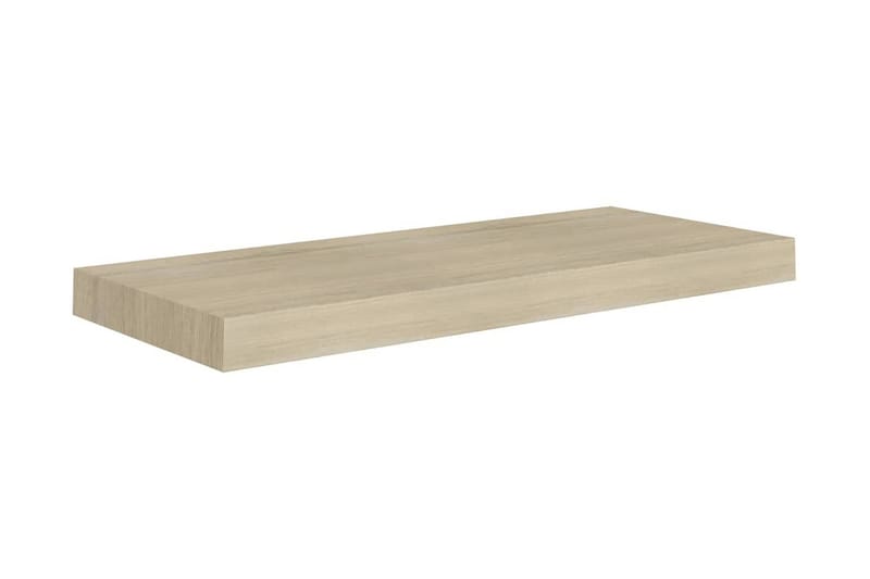 Flytende vegghylle eik 60x23,5x3,8 cm MDF - Oppbevaring - Hyller - Vegghylle