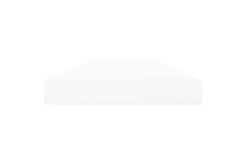 Flytende vegghylle eik og hvit 120x23,5x3,8 cm MDF - Hvit - Oppbevaring - Hyller - Vegghylle