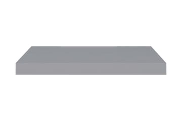 Flytende vegghylle grå 60x23,5x3,8 cm MDF - Oppbevaring - Hyller - Vegghylle