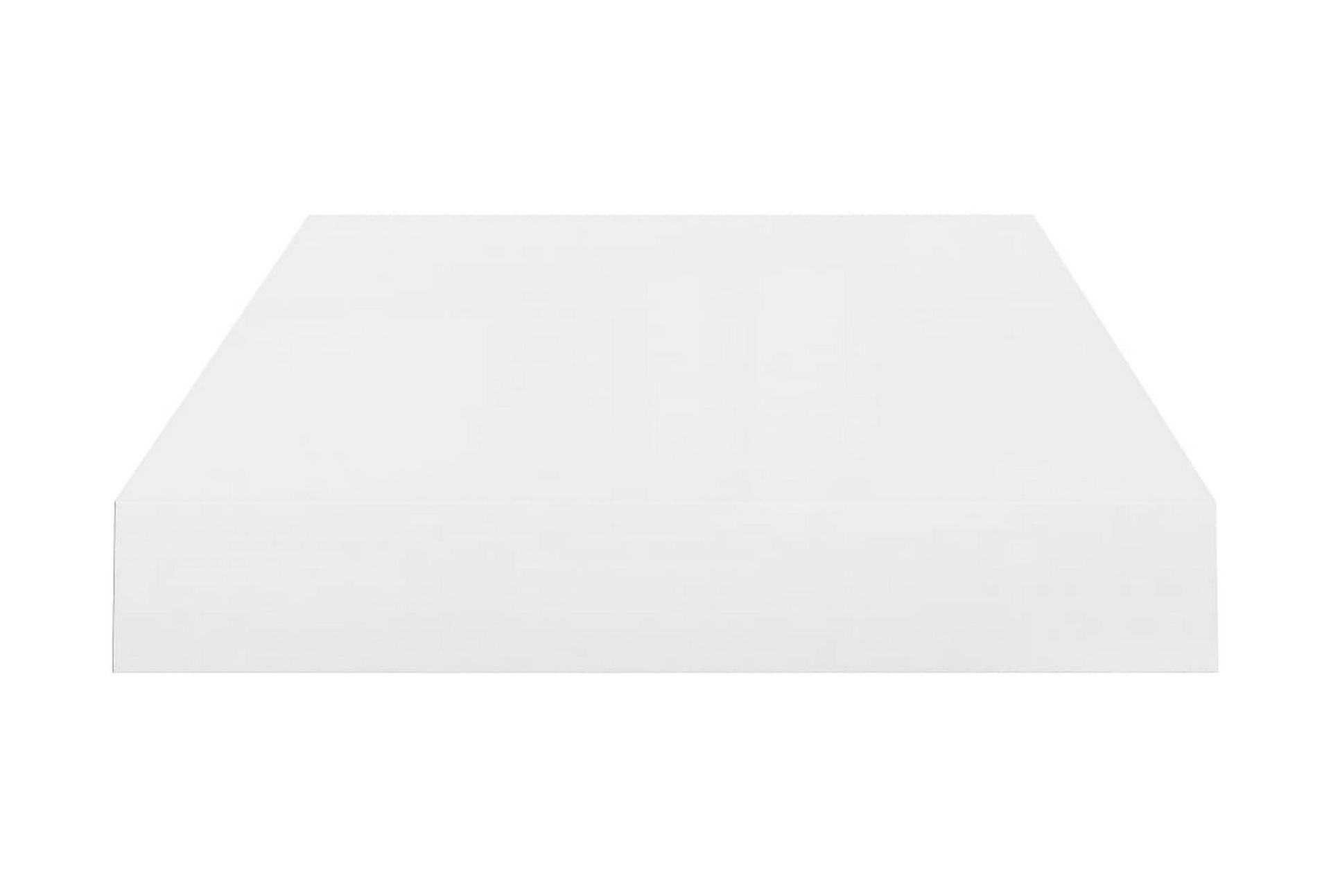 Flytende vegghylle høyglans hvit 40x23x3,8 cm MDF - Oppbevaring - Hyller - Vegghylle