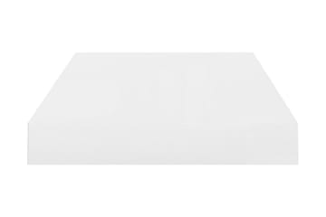 Flytende vegghylle høyglans hvit 40x23x3,8 cm MDF - Oppbevaring - Hyller - Vegghylle
