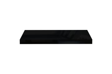 Flytende vegghylle høyglans svart 60x23,5x3,8 cm MDF - Oppbevaring - Hyller - Vegghylle