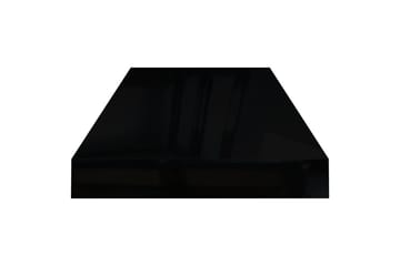 Flytende vegghylle høyglans svart 60x23,5x3,8 cm MDF - Oppbevaring - Hyller - Vegghylle