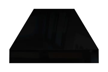 Flytende vegghylle høyglans svart 80x23,5x3,8 cm MDF - Oppbevaring - Hyller - Vegghylle