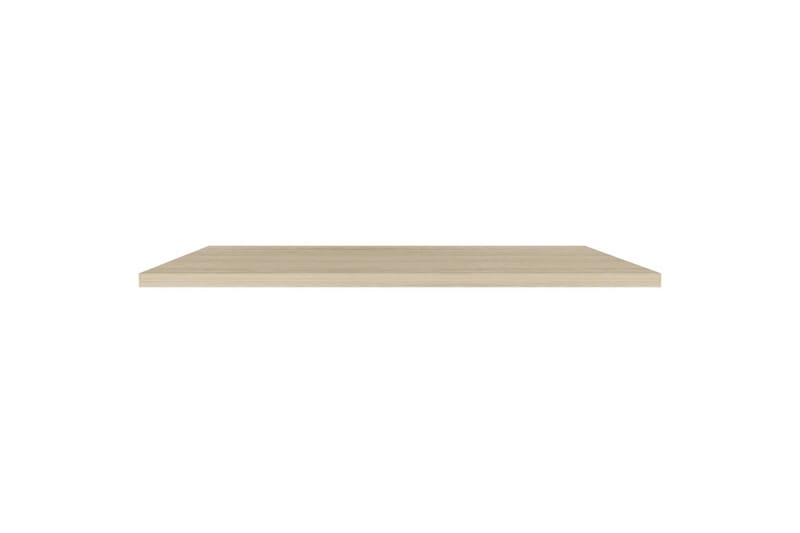 Flytende vegghyller 2 stk eik 120x23,5x3,8 cm MDF - Brun - Oppbevaring - Hyller - Vegghylle
