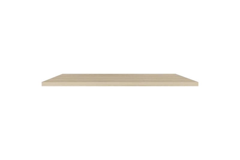 Flytende vegghyller 2 stk eik 120x23,5x3,8 cm MDF - Brun - Vegghylle