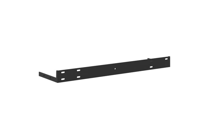 Flytende vegghyller 2 stk eik og hvit 50x23x3,8 cm MDF - Hvit - Oppbevaring - Hyller - Vegghylle