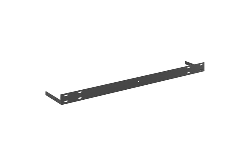Flytende vegghyller 4 stk betonggrå 80x23,5x3,8 cm MDF - Grå - Oppbevaring - Hyller - Vegghylle