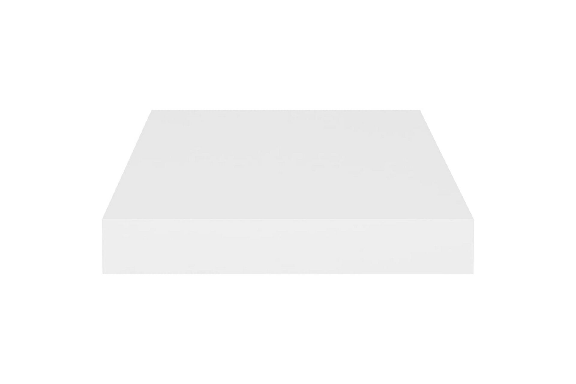 Flytende vegghyller 4 stk hvit 23x23,5x3,8 cm MDF - Oppbevaring - Hyller - Vegghylle