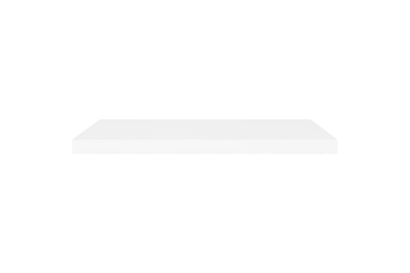 Flytende vegghyller 4 stk hvit 80x23,5x3,8 cm MDF - Oppbevaring - Hyller - Vegghylle