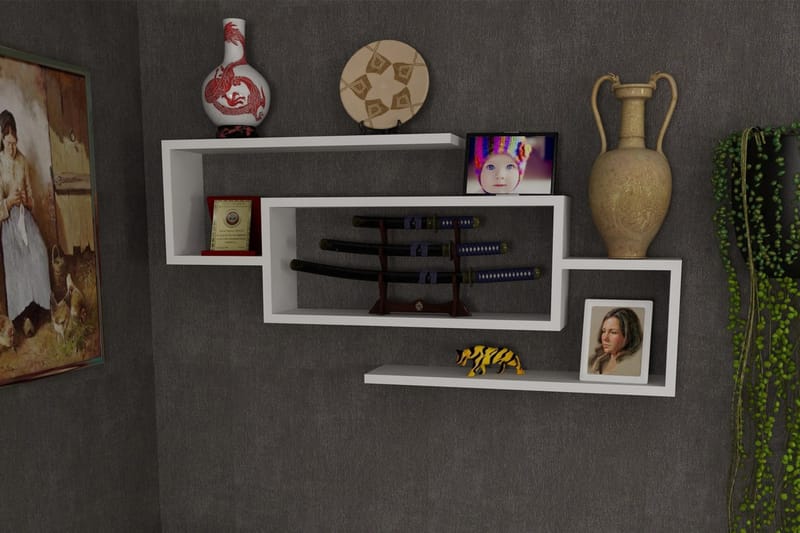 Furny Home Vegghylle 103 cm - Oppbevaring - Hyller - Vegghylle