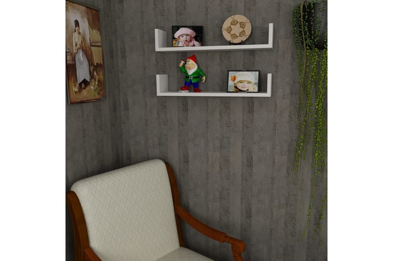 Furny Home Vegghylle 63 cm - Oppbevaring - Hyller - Vegghylle