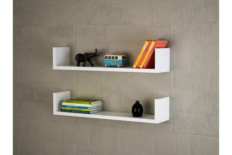 Furny Home Vegghylle 63 cm - Oppbevaring - Hyller - Vegghylle