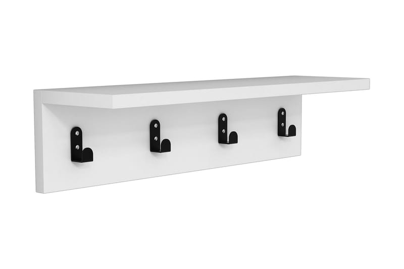 Gersby Vegghylle 60 cm, Hvit