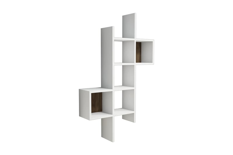 Gersby Vegghylle 78 cm - Hvit - Oppbevaring - Hyller - Vegghylle