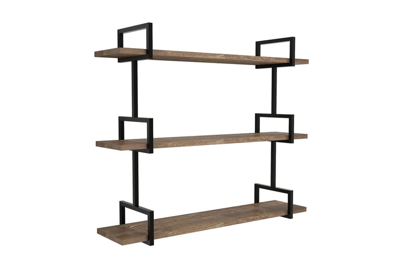 Gersby Vegghylle 90 cm - Brun - Oppbevaring - Hyller - Vegghylle