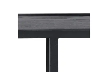 Hasslevik Vegghylle 77x20 cm 4 Hyller - Svart/Matt Svart - Oppbevaring - Hyller - Vegghylle