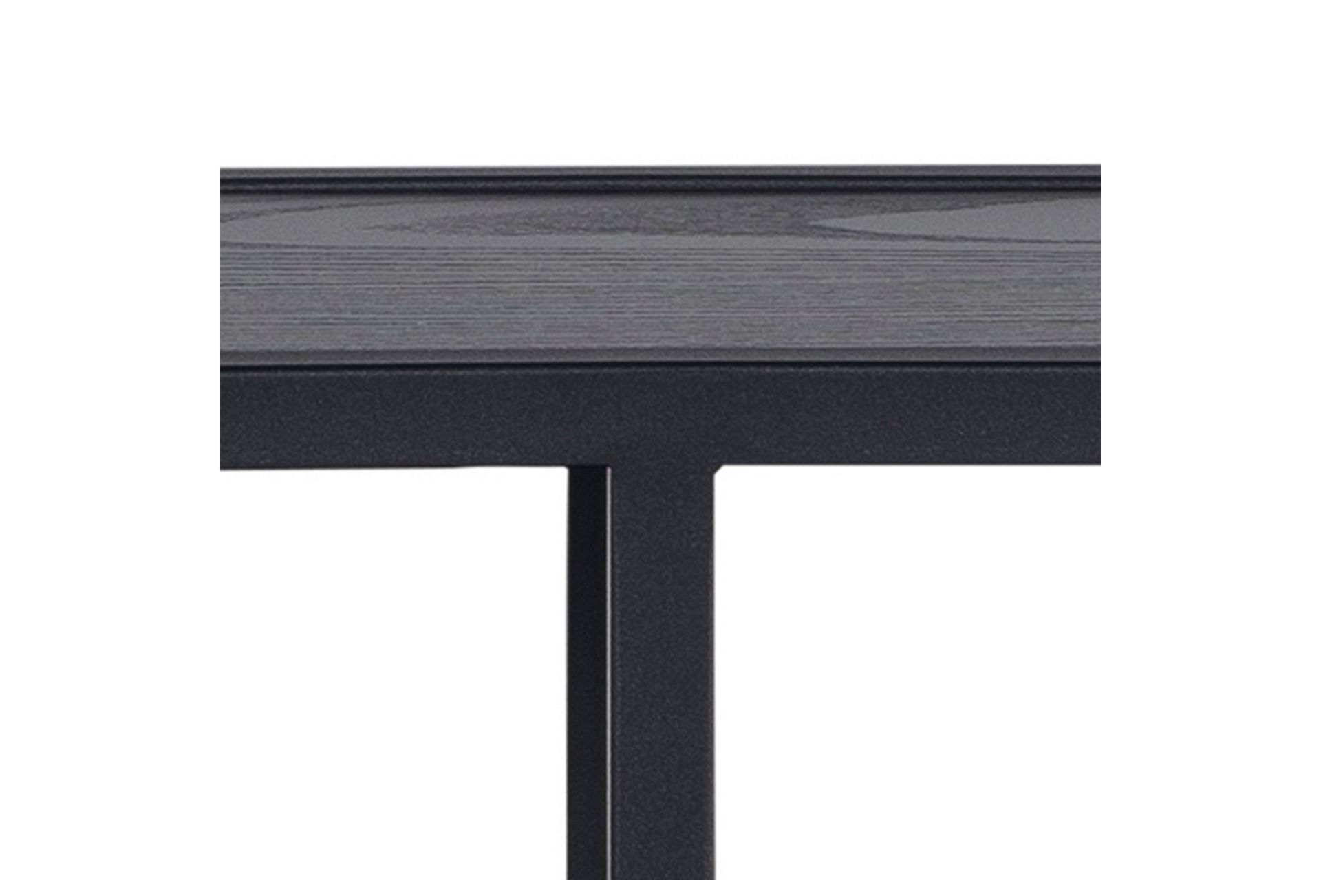 Hasslevik Vegghylle 77x20 cm 4 Hyller - Svart/Matt Svart - Oppbevaring - Hyller - Vegghylle