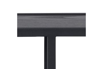 Hasslevik Vegghylle 77x20 cm 4 Hyller - Svart/Matt Svart - Oppbevaring - Hyller - Vegghylle
