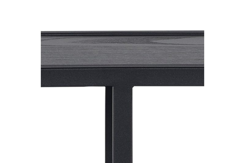 Hasslevik Vegghylle 77x20 cm 4 Hyller - Svart/Matt Svart - Oppbevaring - Hyller - Vegghylle