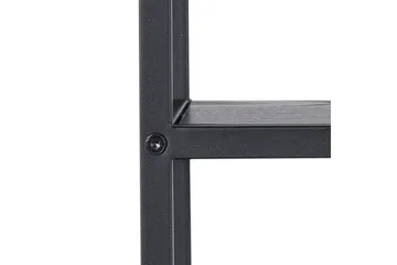 Hasslevik Vegghylle 77x20 cm 4 Hyller - Svart/Matt Svart - Oppbevaring - Hyller - Vegghylle