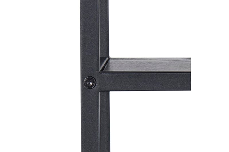 Hasslevik Vegghylle 77x20 cm 4 Hyller - Svart/Matt Svart - Oppbevaring - Hyller - Vegghylle
