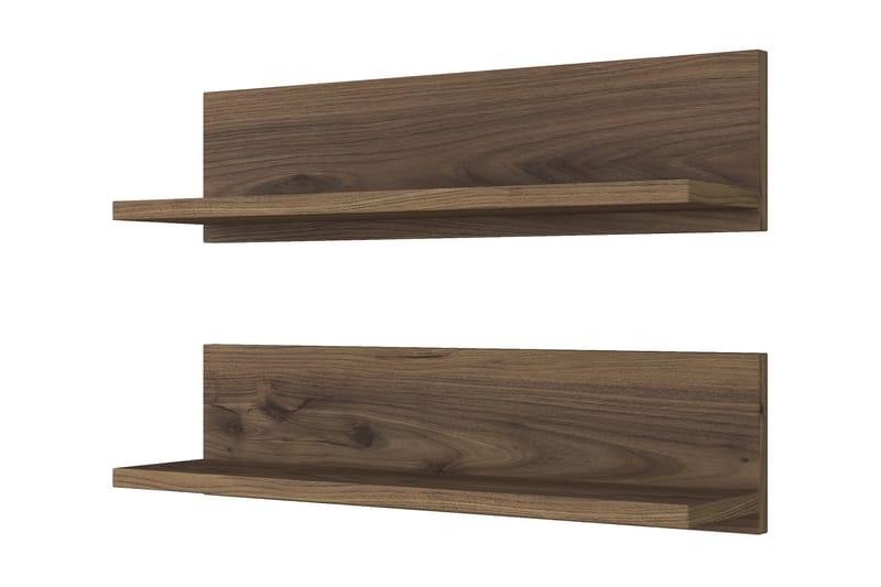 Herleride Vegghylle 13x60 cm - Valnøtt - Oppbevaring - Hyller - Vegghylle