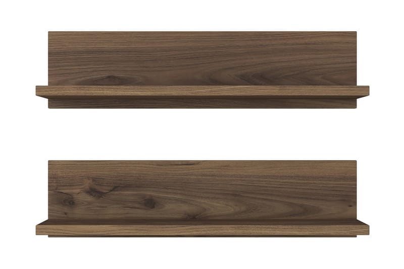 Herleride Vegghylle 13x60 cm - Valnøtt - Oppbevaring - Hyller - Vegghylle