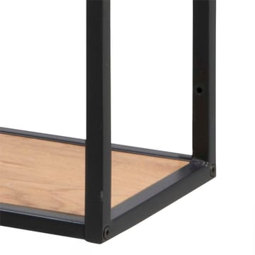 Vegghylle HOME4YOU Seaford 75x20x91 cm Eik - vill-eik-utseende med svart ramme - Oppbevaring - Hyller - Vegghylle