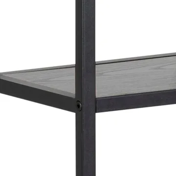 Vegghylle HOME4YOU Seaford 75x20x91 cm Svart - svart - Oppbevaring - Hyller - Vegghylle