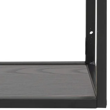 Vegghylle HOME4YOU Seaford 75x20x91 cm Svart - svart - Oppbevaring - Hyller - Vegghylle