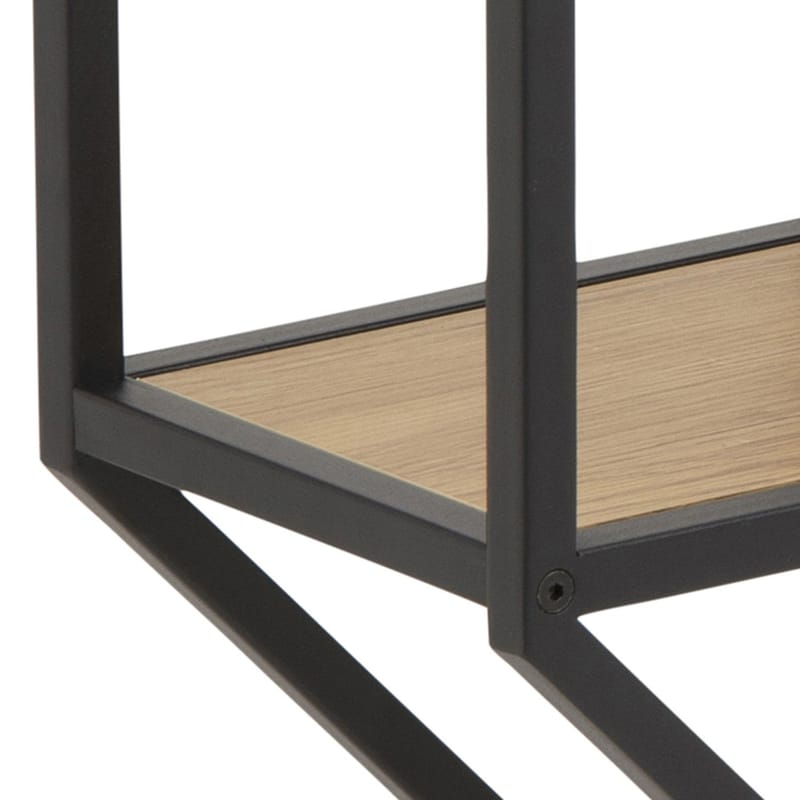 Vegghylle HOME4YOU Seaford 77x20x77 cm Natur - naturlig / vill eik-look - Oppbevaring - Hyller - Vegghylle