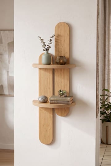 Vegghylle Homitis Armona Wall IV (26 x 80 x 13 cm) Eik - Oppbevaring - Hyller - Vegghylle