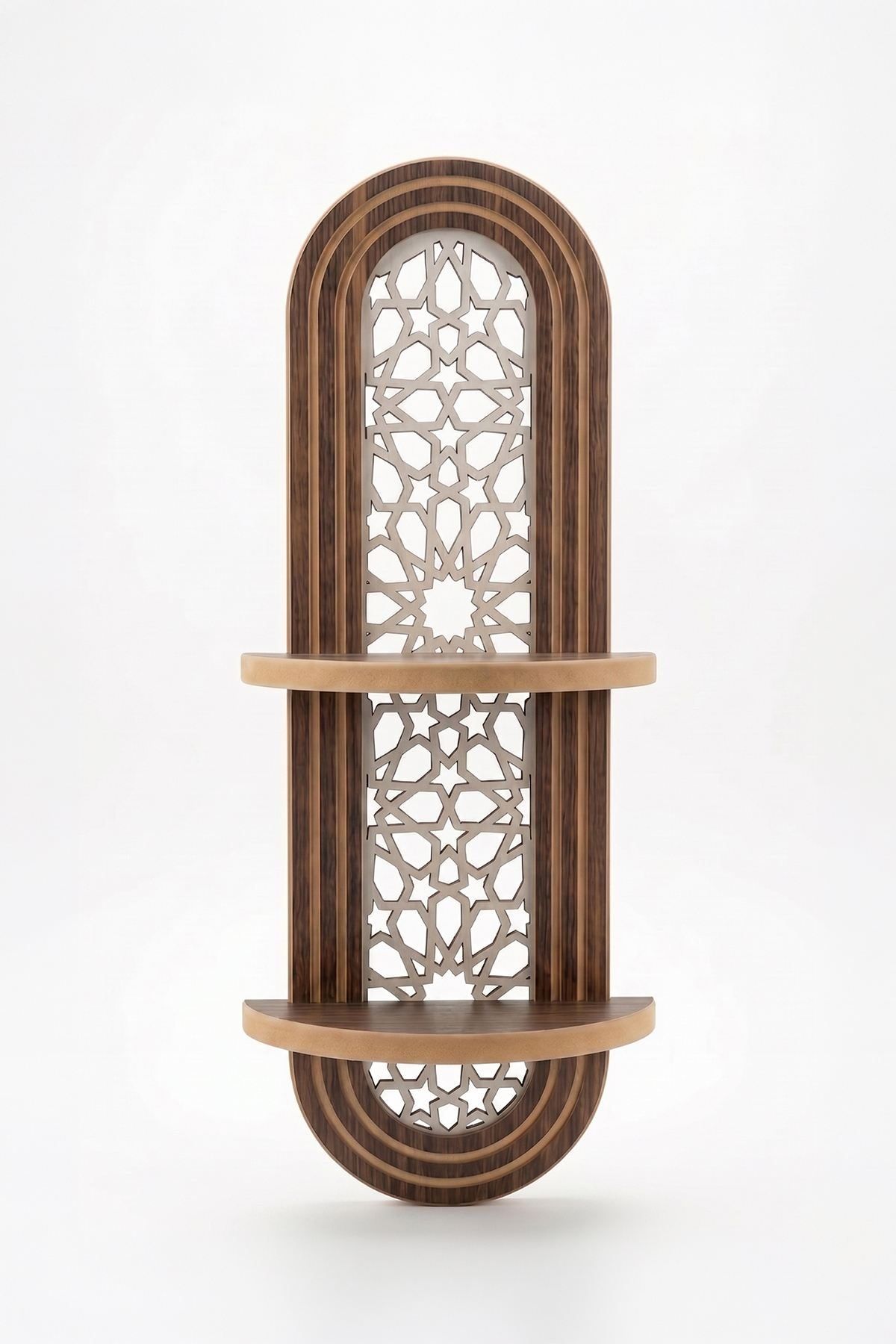 Vegghylle Homitis Armona Wall V (26 x 70 x 13 cm) Wenge - Brun