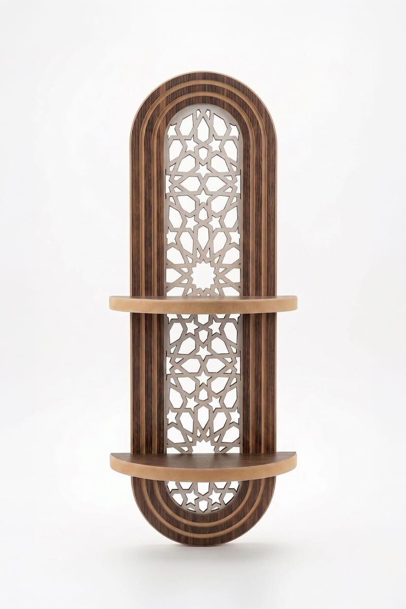 Vegghylle Homitis Armona Wall V (26 x 70 x 13 cm) Wenge, undefined