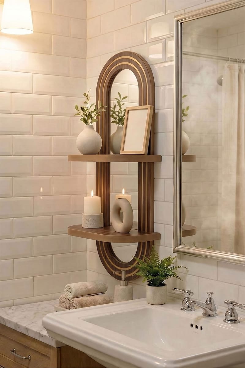 Vegghylle Homitis Armona Wall VI (26 x 70 x 13 cm) Wenge - Oppbevaring - Hyller - Vegghylle