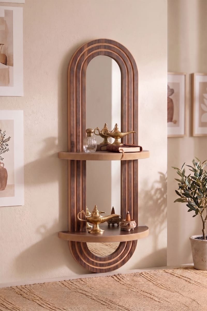 Vegghylle Homitis Armona Wall VI (26 x 70 x 13 cm) Wenge - Oppbevaring - Hyller - Vegghylle