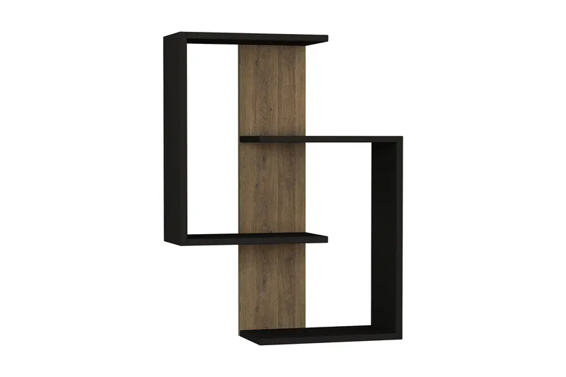 Homitis Vegghylle 64 cm i Eik, Sort