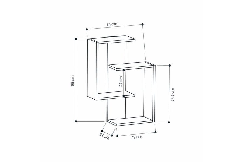 Homitis Vegghylle - Oppbevaring - Hyller - Vegghylle