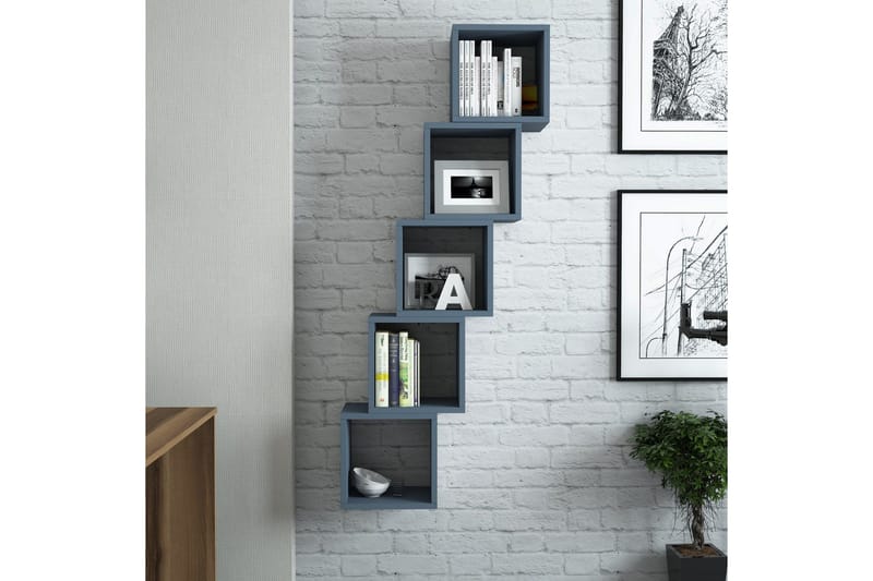 Hovdane Vegghylle 30 cm - Blå - Oppbevaring - Hyller - Vegghylle